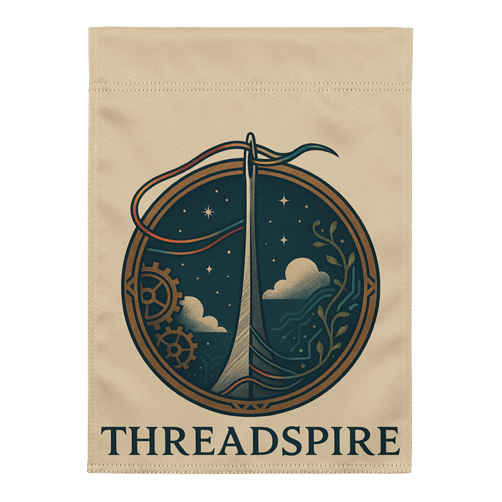 Spire of Nature and Industry Garden Flag product image (1)