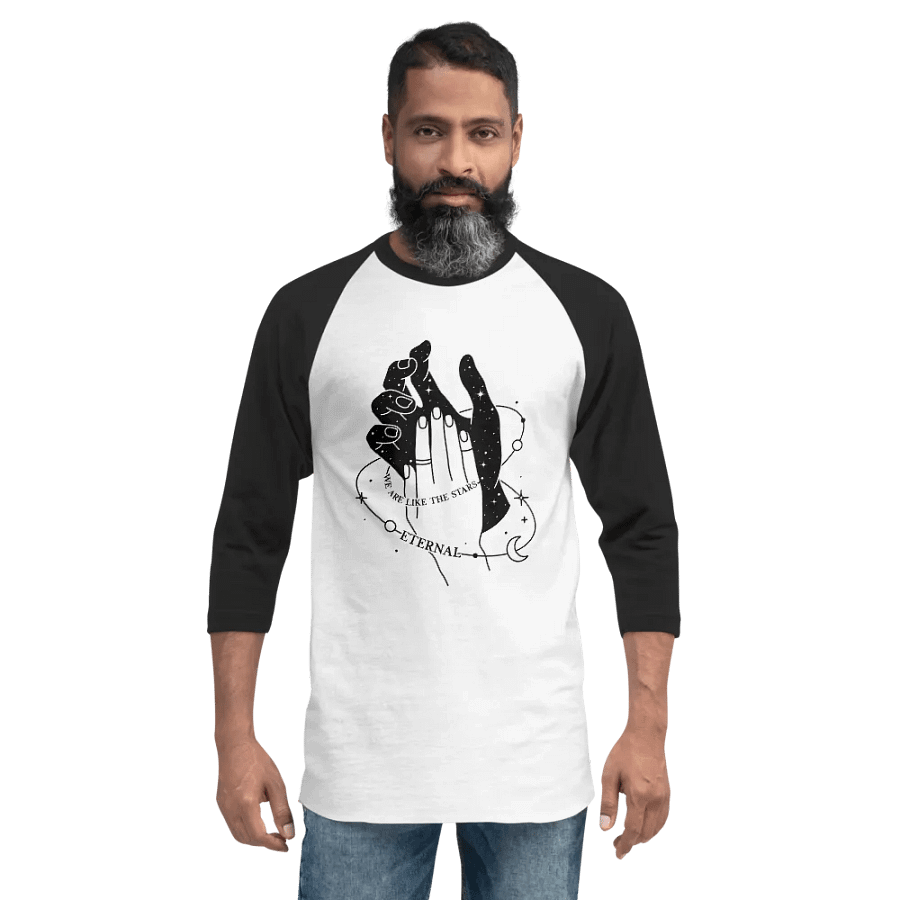 We Are Like The Stars Fine Jersey Raglan Tee product image (36)