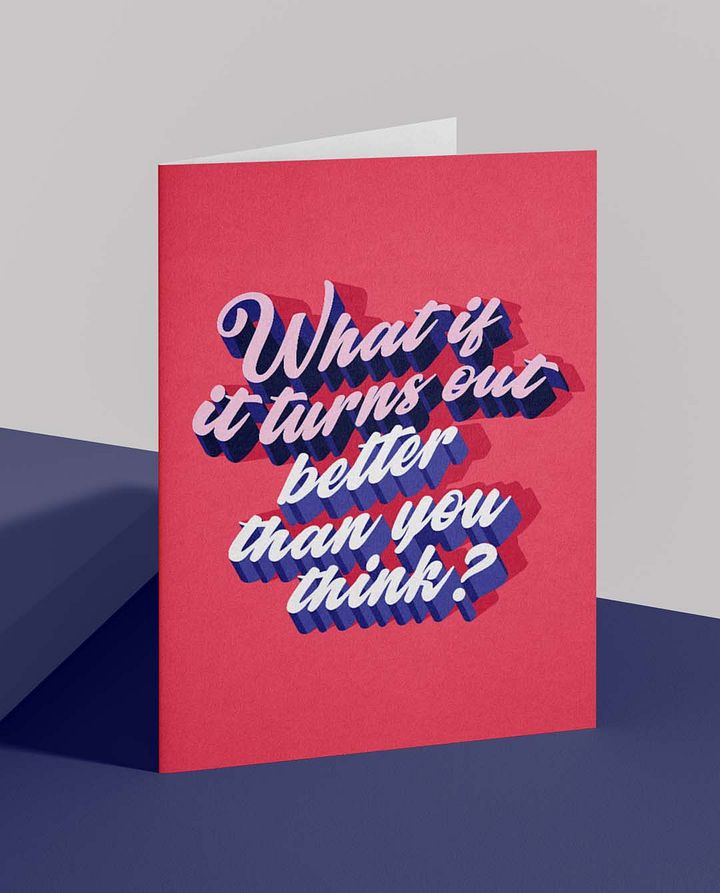 What If it Turns Out Better Than You Think? Quote Affirmation Printable Wall Art Decor - Instant Download product image (2)