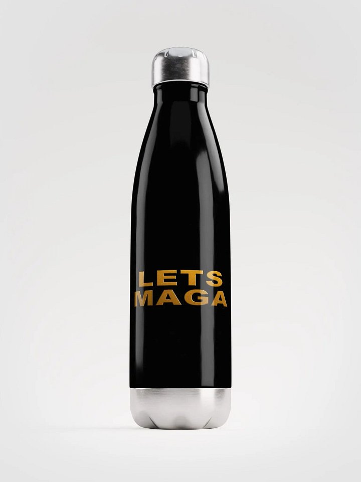 Golden LETS MAGA Stainless Steel Water Bottle product image (1)