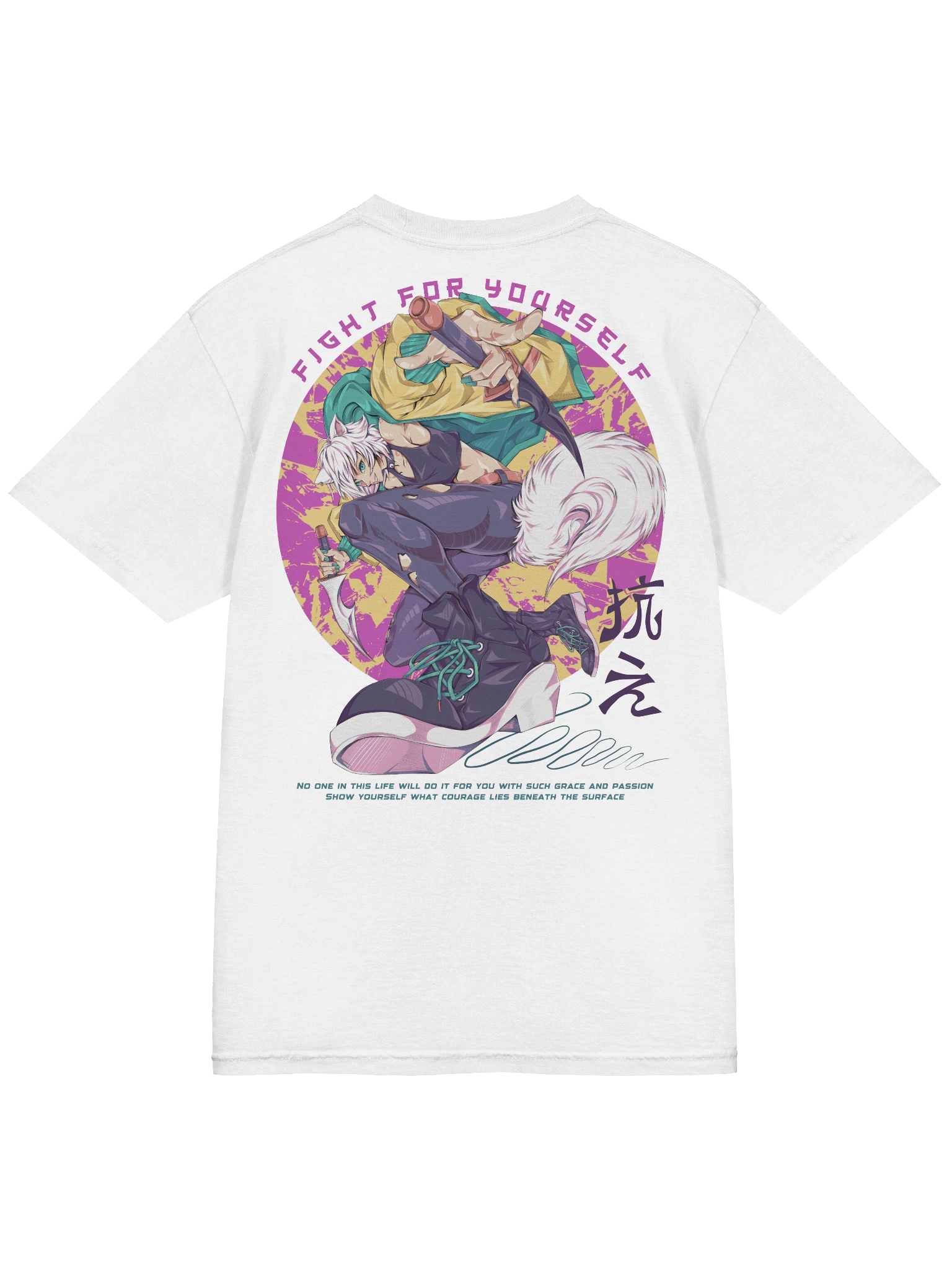 抗え FIGHT [White Tee] product image (5)
