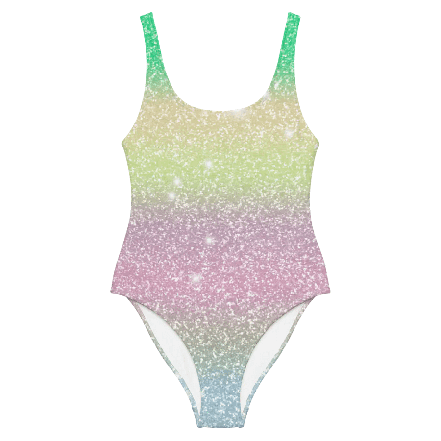 Glitter Unicorn Texture Design One Piece Swimsuit (12) product image (5)