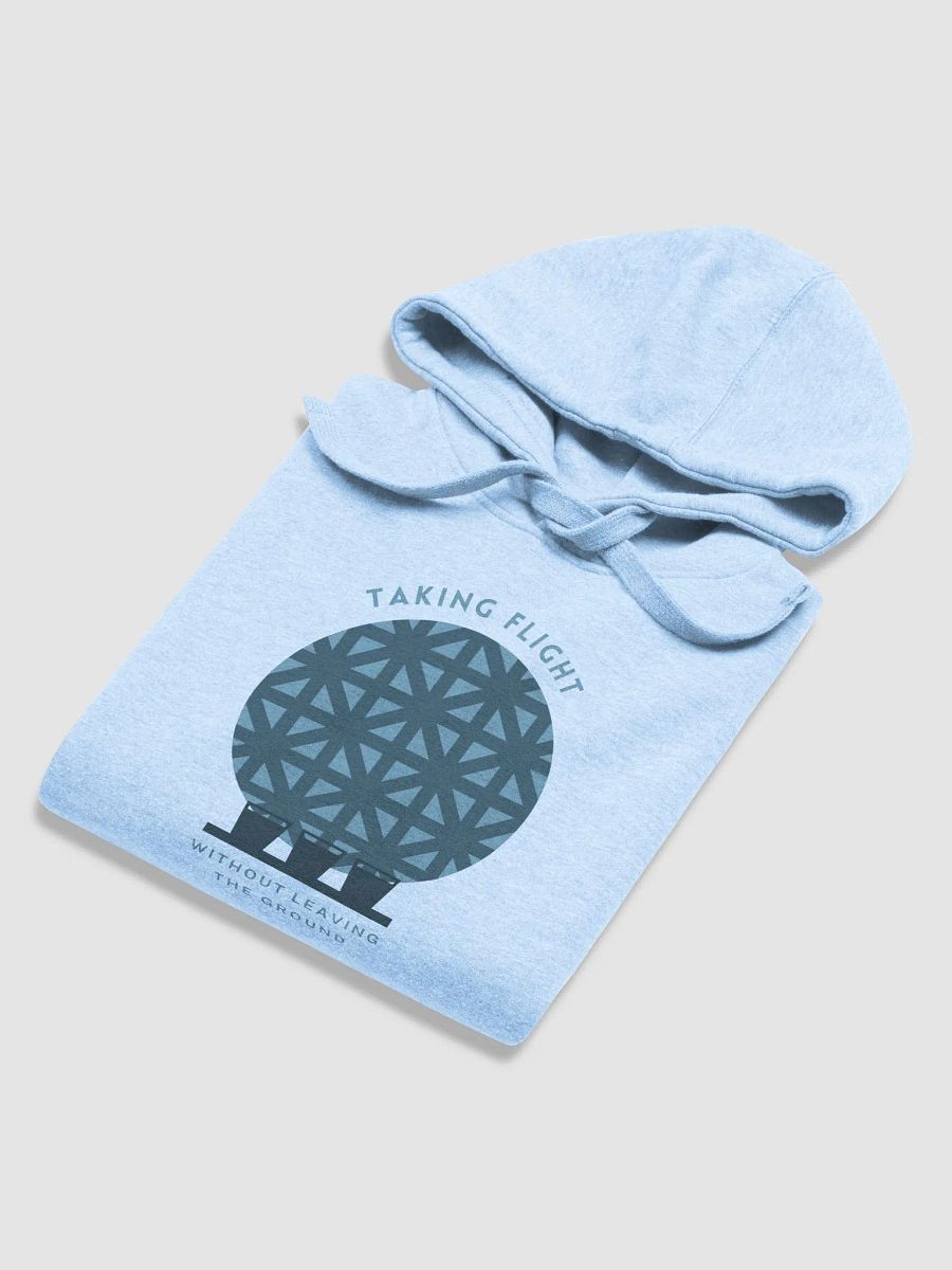 Drinking Around the World Disney Flight Hoodie: Blue Graphic on White or Blue product image (9)