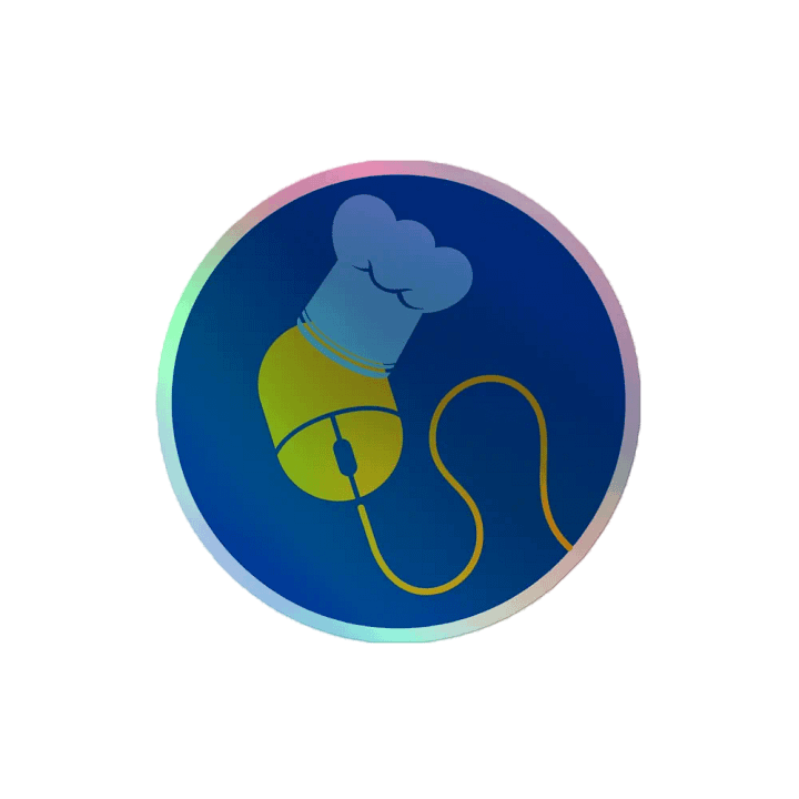 CAFC Chef Mouse Holo Sticker product image (2)