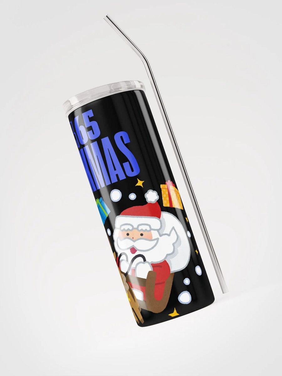 365 XMAS Stainless Steel Tumbler with Reusable Straw product image (3)