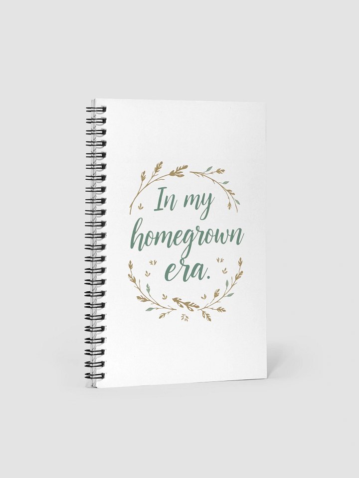 In My Homegrown Era Notebook product image (1)