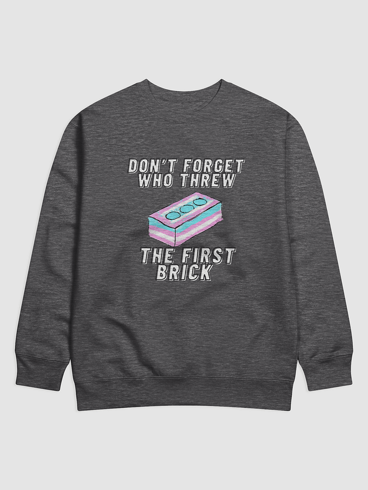 Don't Forget Who Threw The First Brick Sweatshirt product image (1)