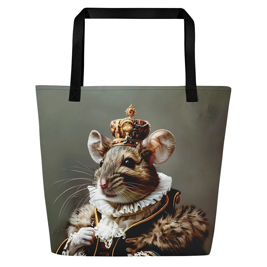 Tote Bag: Whimsy Victorian Noble Mouse Stylish Fantasy Fashion Art Design product image (3)