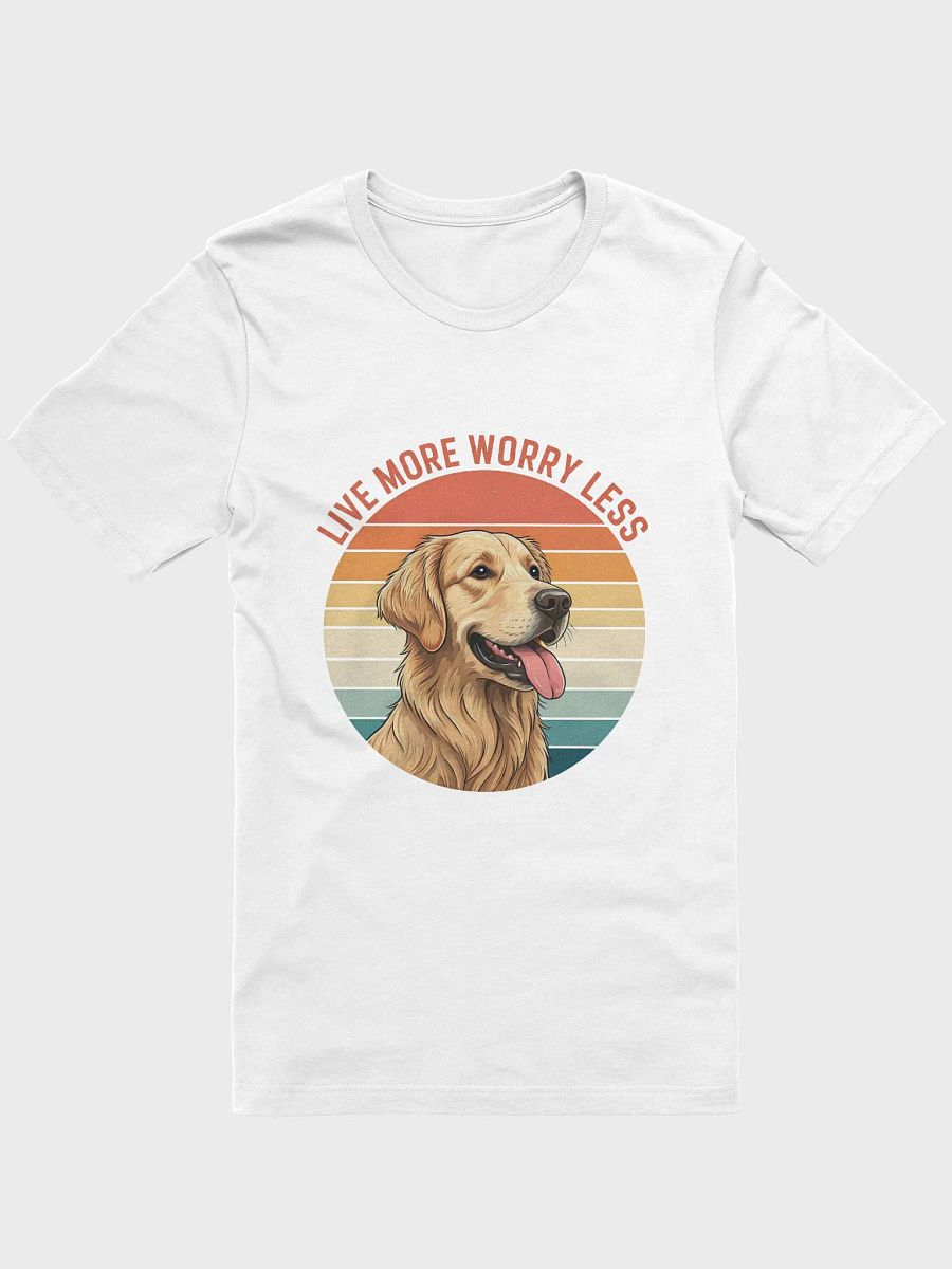 Golden Retriever Live More T-Shirt product image (2)