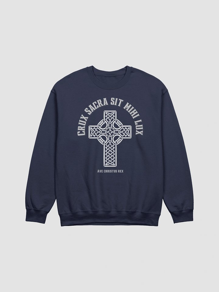 crux sacra sit mihi lux Sweatshirt product image (1)