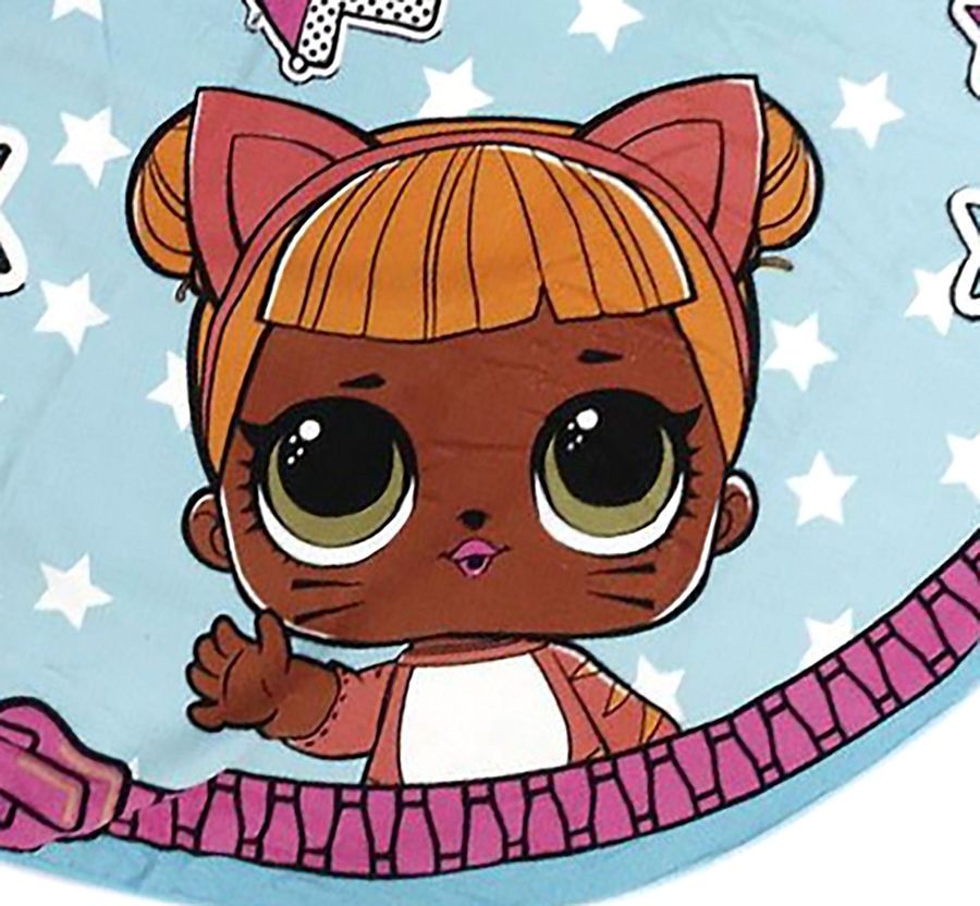 Girls Round Beach Towel, Soft Kids Swim Towel, Summer Pool & Picnic Blanket, Cute Toddler Beach Accessory and Gift, Fun Outdoor Play Mat product image (5)