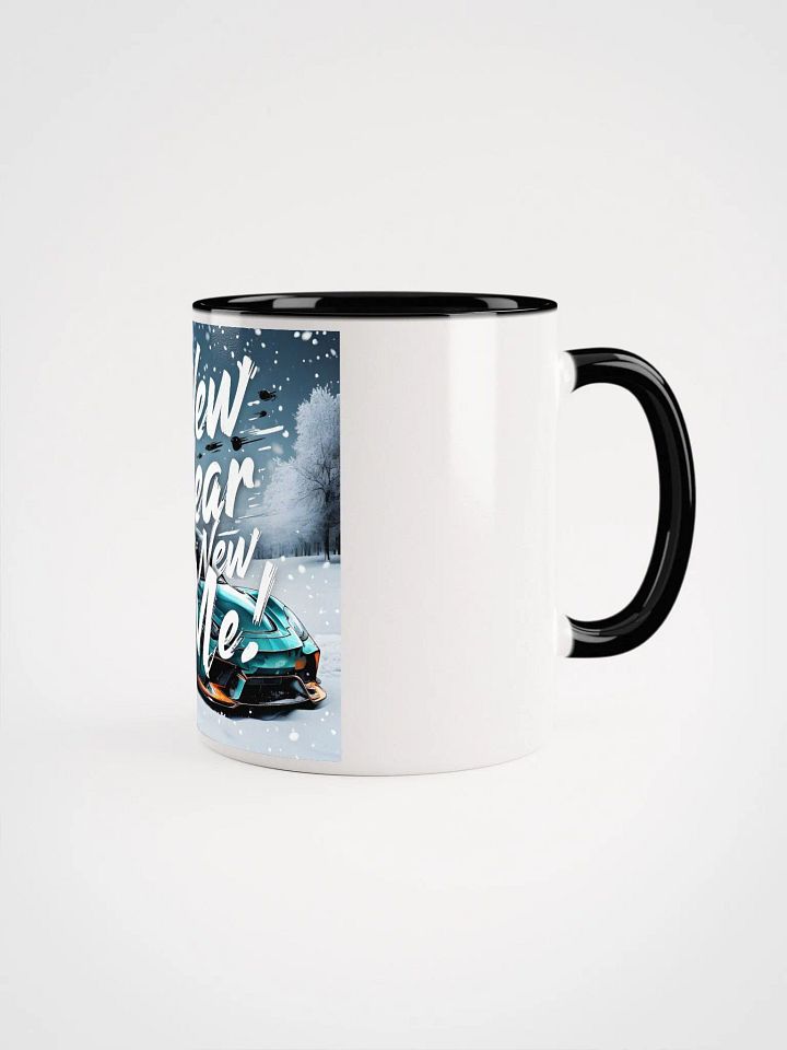 Snowy Drive New Year Mug product image (1)