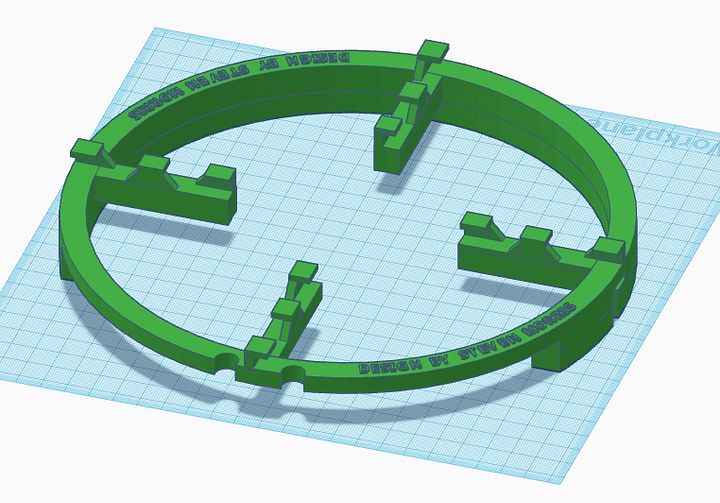RASA 8 Diffration Spike Mask V4 Print File Download product image (1)