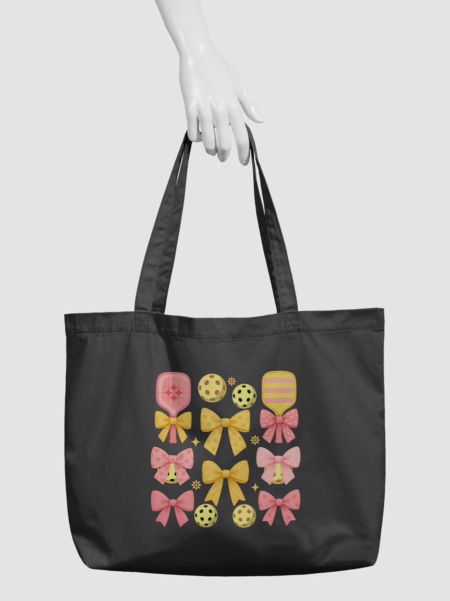 Pickleball Paddles Bow Playful Eco Tote product image (3)