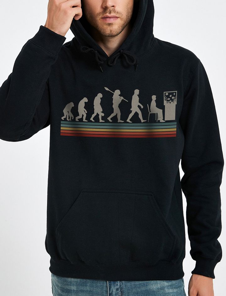 Evolution of an Aquarist Hoodie | Hooded Sweatshirt for Freshwater, Saltwater, and Coral Reef Aquarists product image (1)