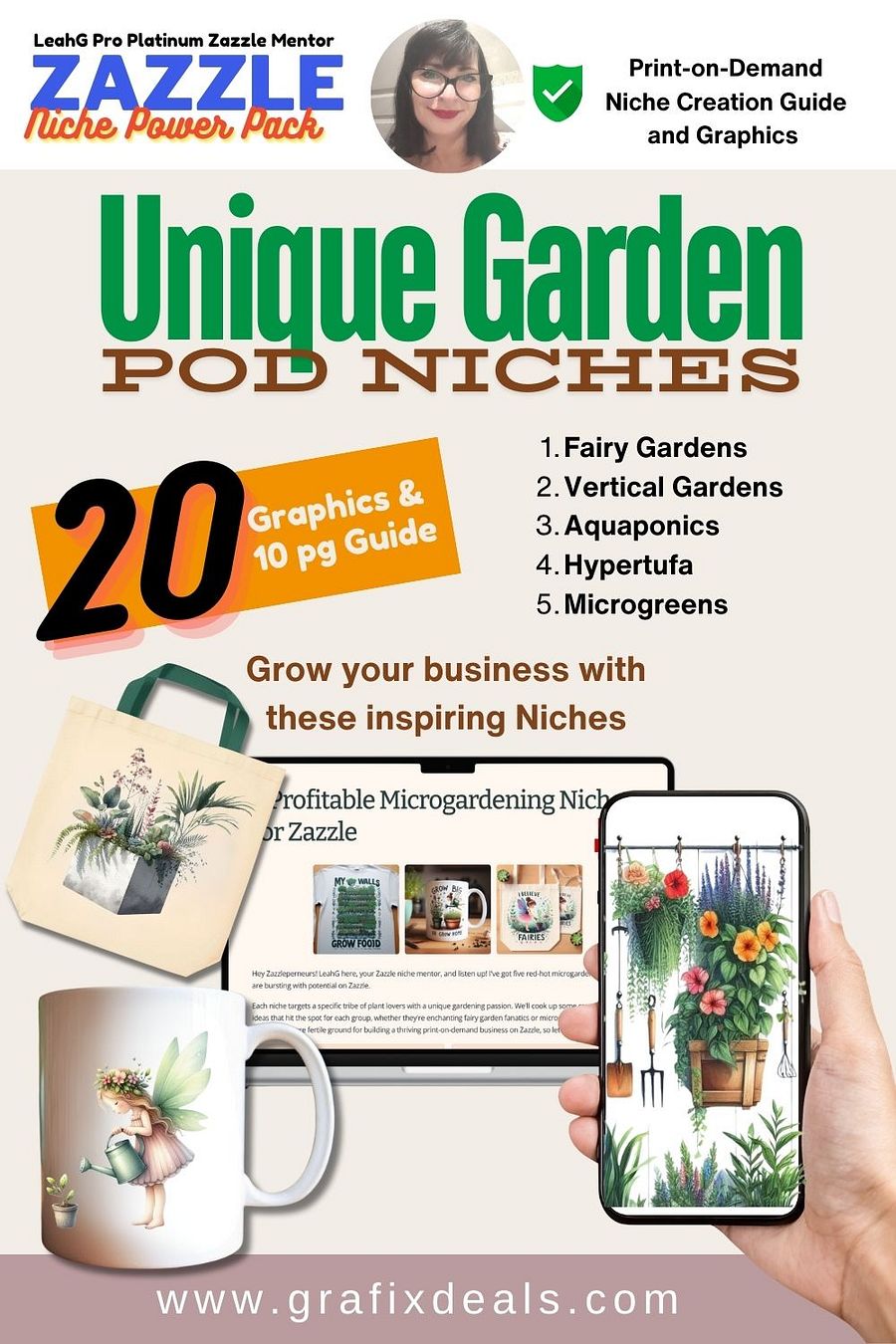 Print on Demand Trends! Gardening Niche for Zazzle | 20 Commercial Clipart Graphics and POD Guide product image (1)