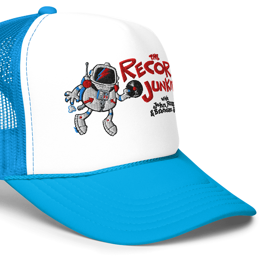 The Record Junkies I-40 Foam Trucker Hat product image (5)