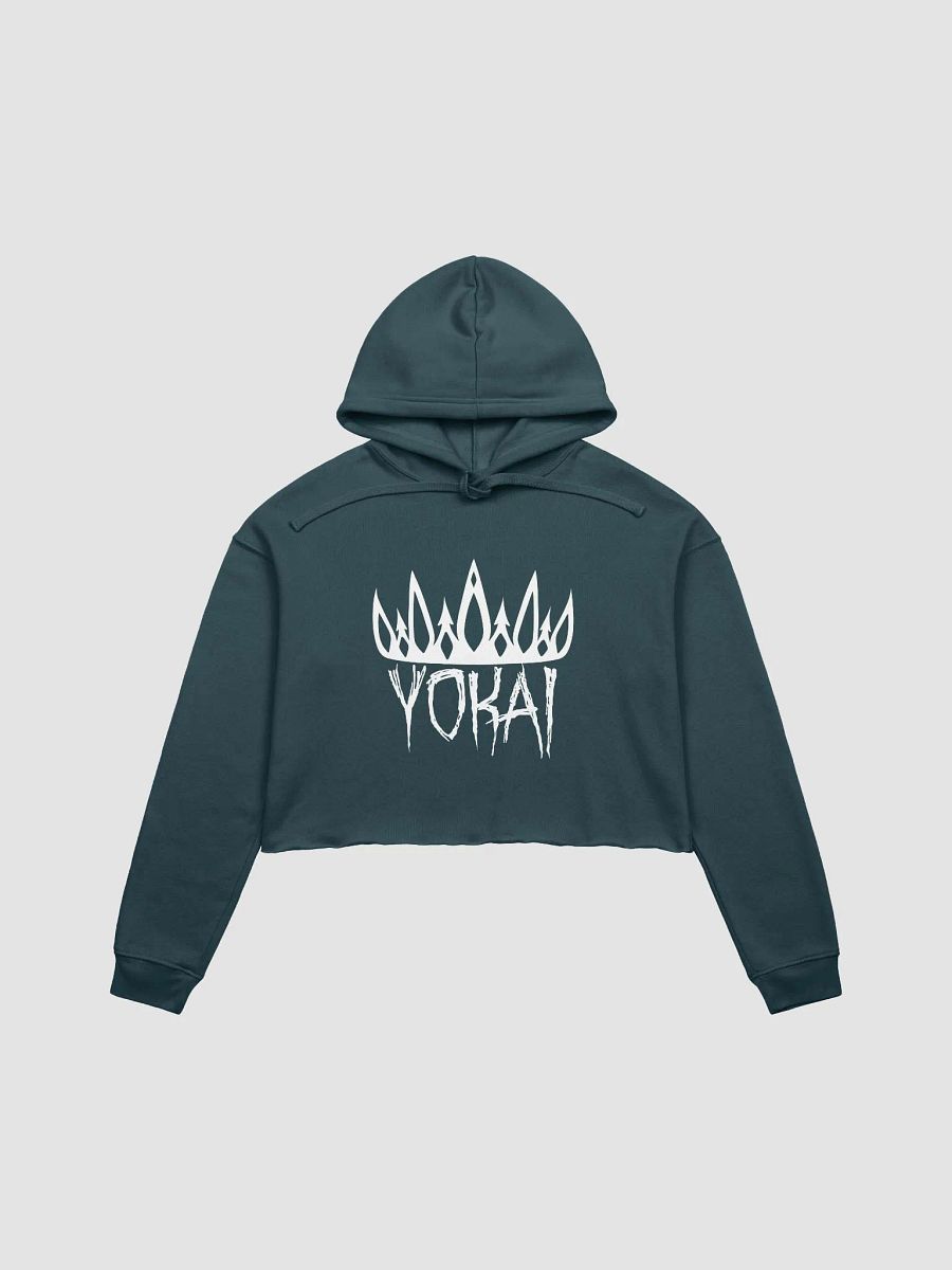 Yokai Queen (Large White Logo) - Cropped Sweatshirt product image (1)
