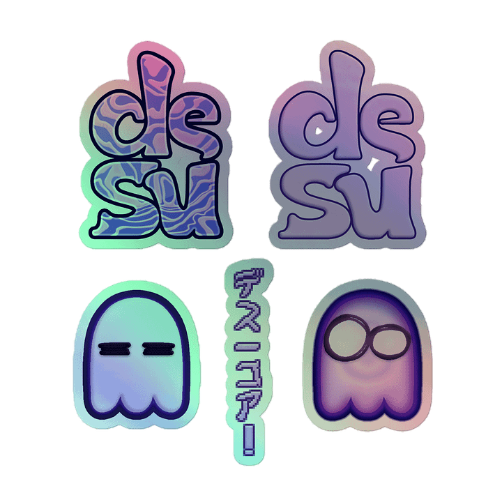 Holographic Ghosts Sticker Sheet product image (1)