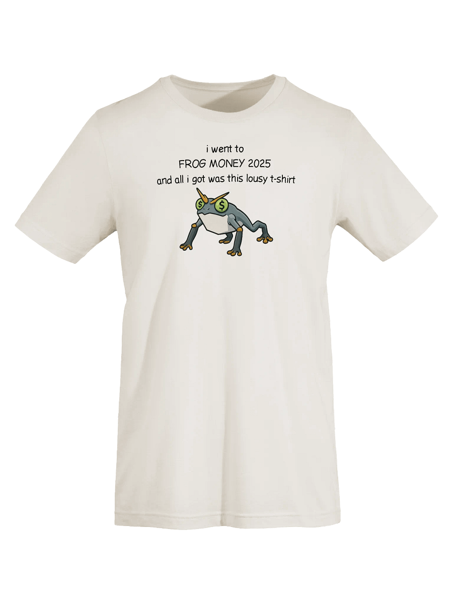 FROGMONEY2025 lousy t-shirt product image (3)