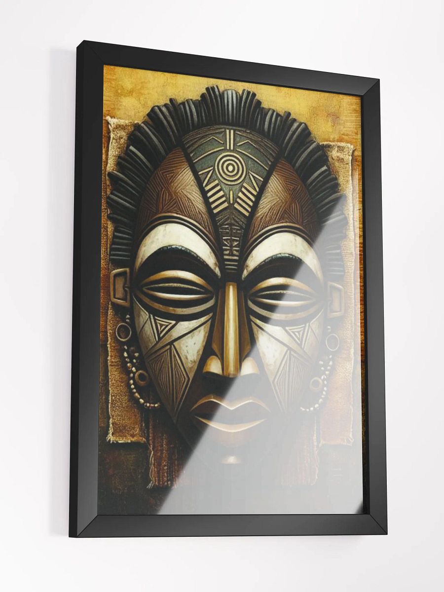 African Heritage Matte Framed Mask Poster product image (3)