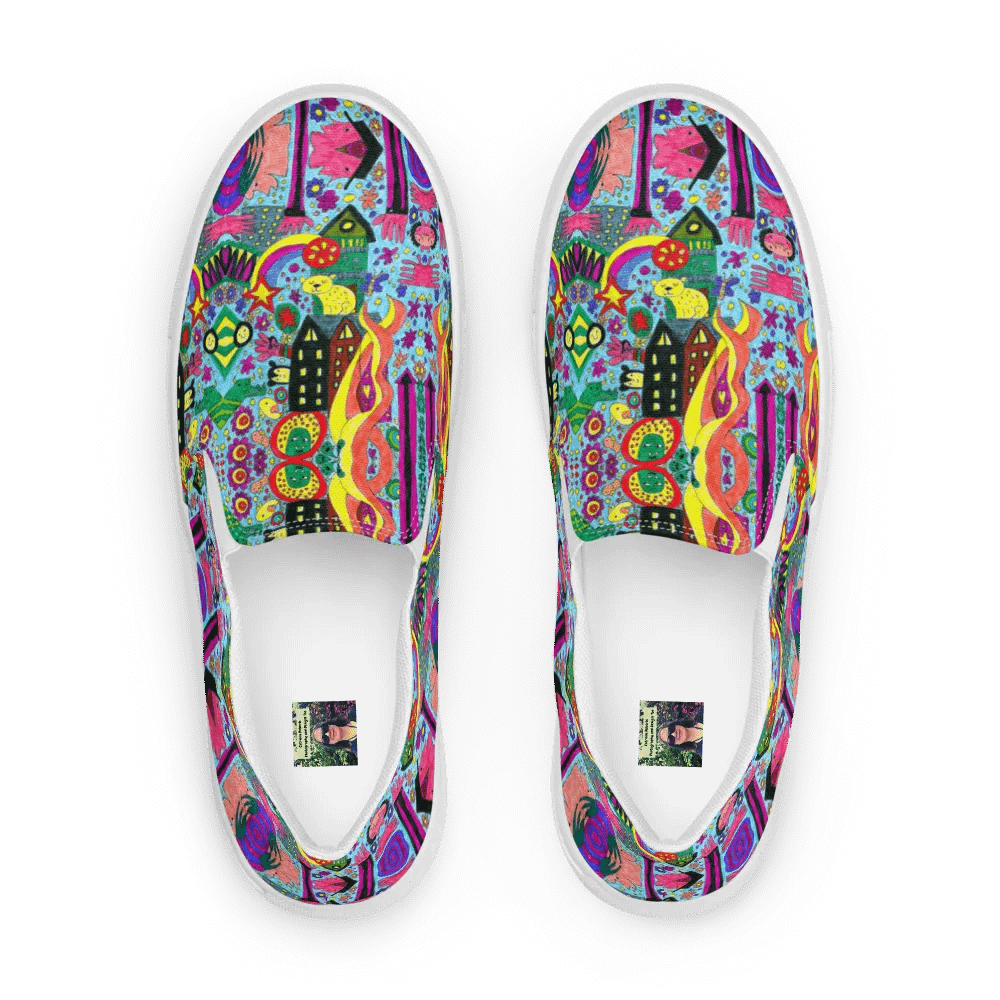Kaleidoscope Dream Men's Slip-On Shoes product image (1)