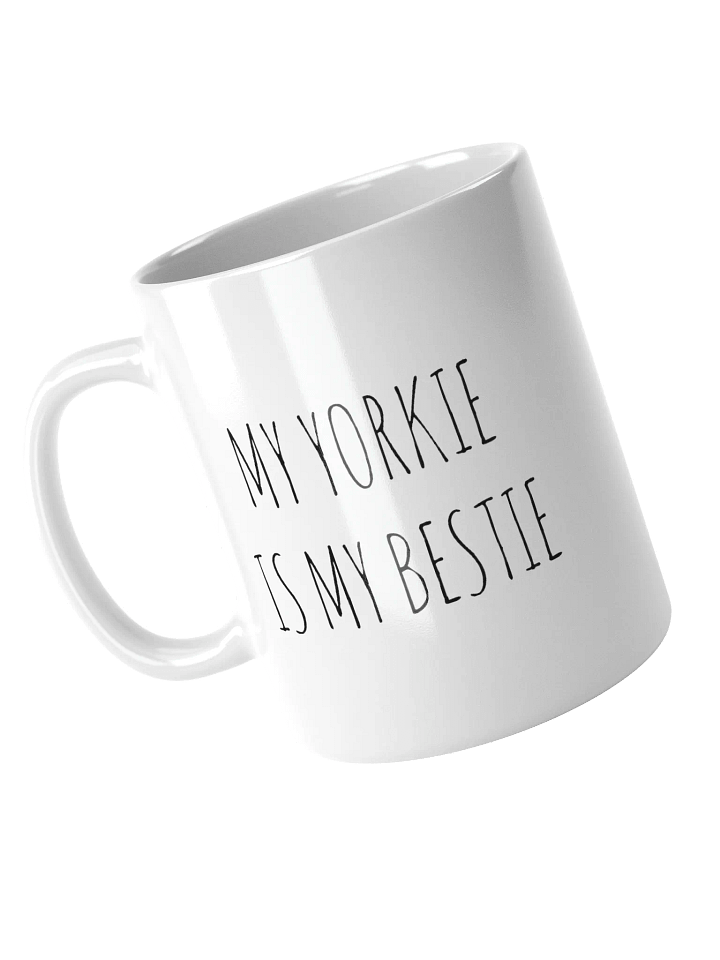 My Yorkie Is My Bestie Minimalist Rustic Chic Mug product image (2)