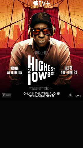 #Highest2Lowest is @A24 best movie of 2025 thus far and needs to be seen in theaters. It is also #SpikeLee and #DenzelWashing...