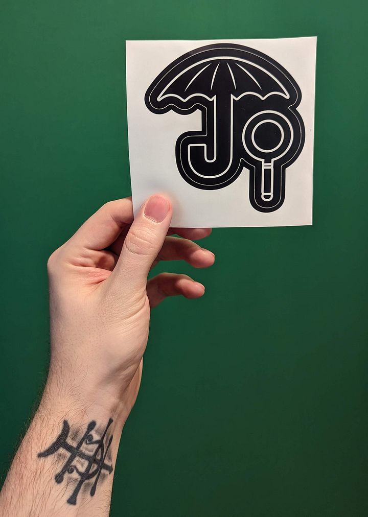 Large J.I. Logo Sticker product image (2)