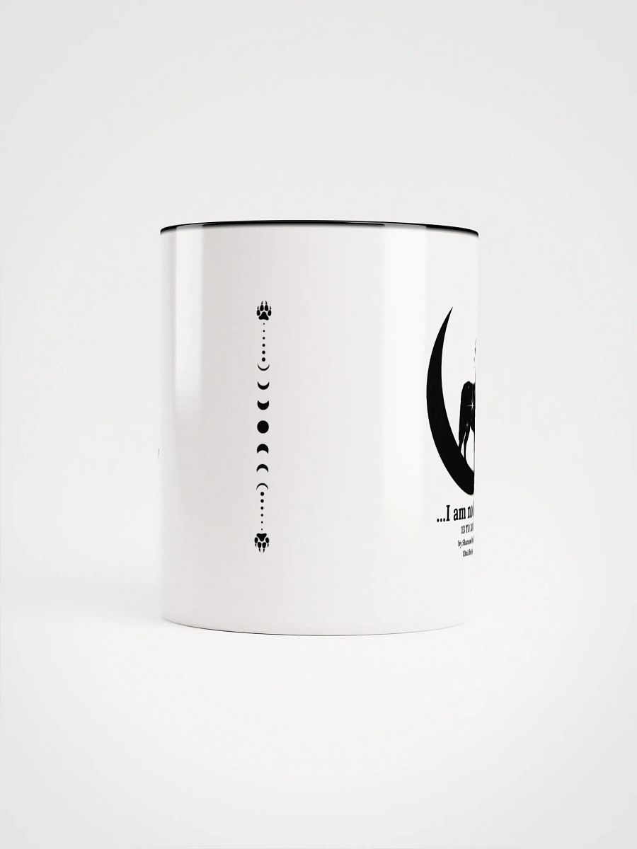 I Am No Lion – Wolf and Moon Mug – 13 TO LIFE Mug with Accent Color Interior and Handle product image (5)