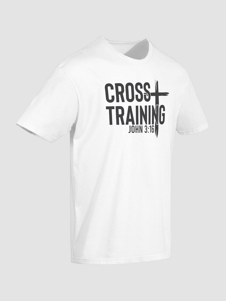 Cross Training 3:16 T-Shirt | Faith-Based Gym Shirt | Christian Workout Tee product image (2)