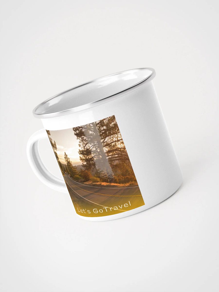 Let's Travel Enamel Mug product image (4)