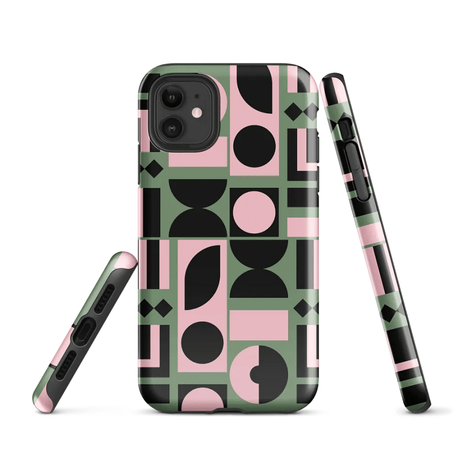 Symmetry in Pink iPhone® Tough Case product image (1)