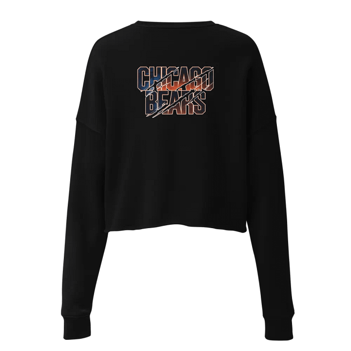 Chicago Bears | Slash Logo Fleece Crop Sweatshirt | NFL Home Locker product image (2)