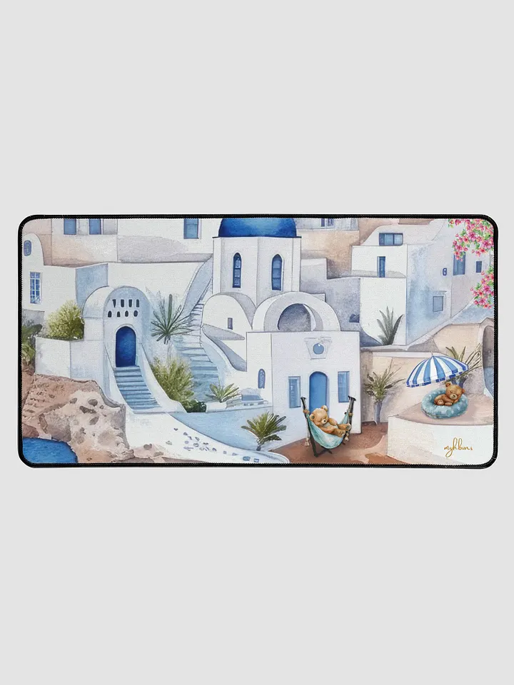 Santorini Dreaming Desk Mat | 31.5