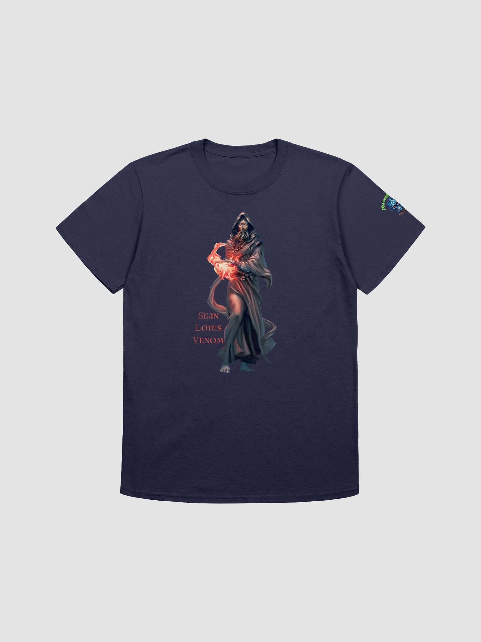 Fire Wizard Unisex Soft-style T-shirt ( Feared ) product image (3)