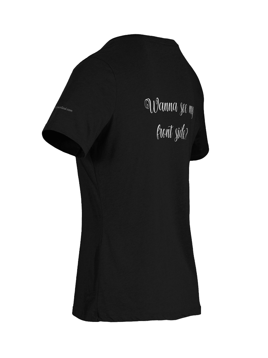 Wanna See My Front Side White - Women's V-Neck Tee product image (3)