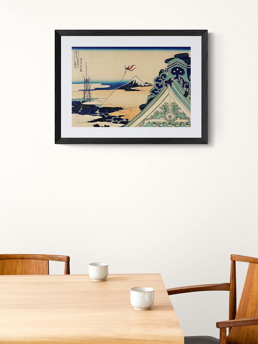 Hongan-ji Temple at Asakusa in the Eastern Capital - Katsushika Hokusai product image (2)