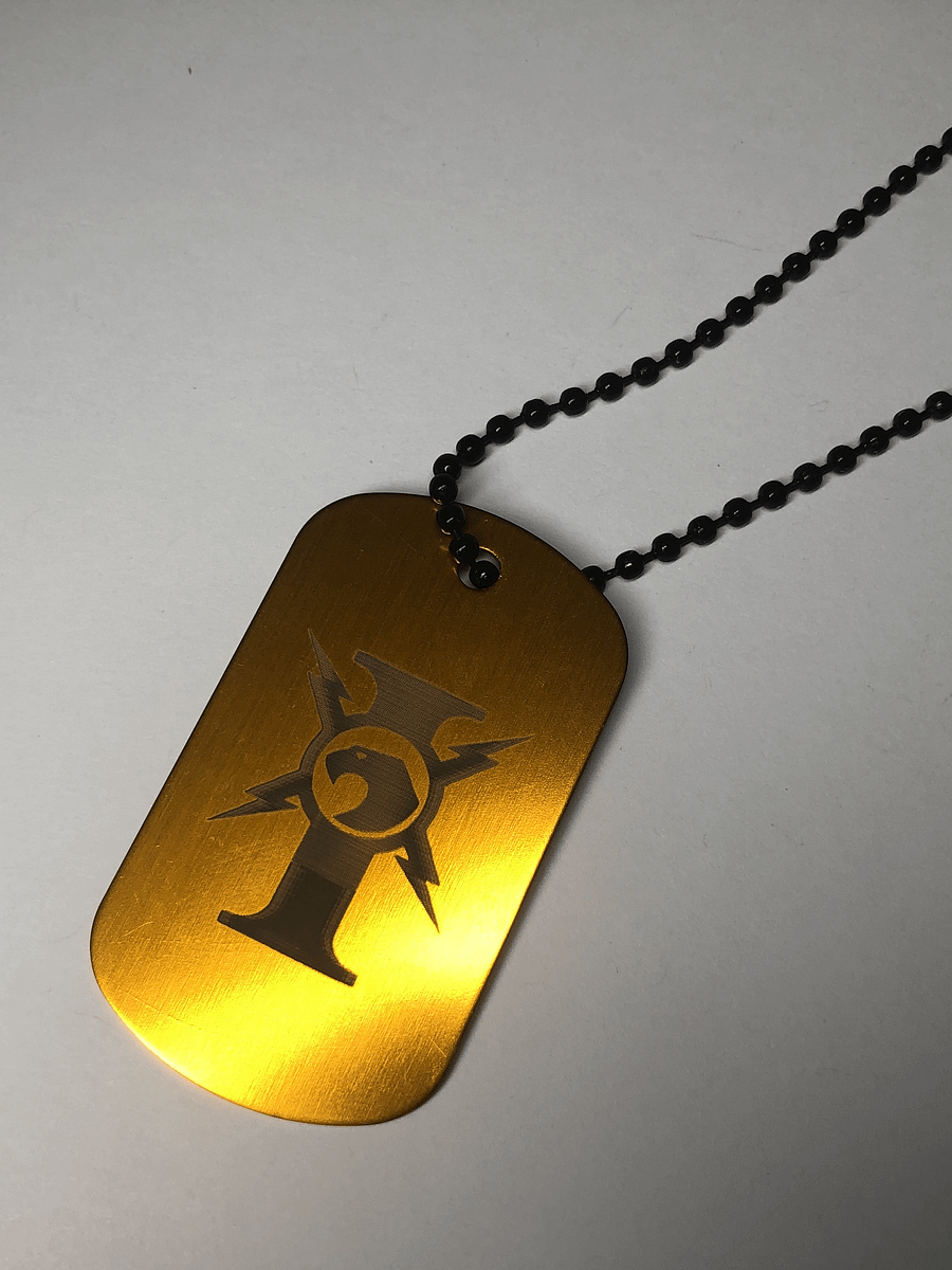 CUSTOS - Engraved Dog Tag Pendant Necklace product image (4)