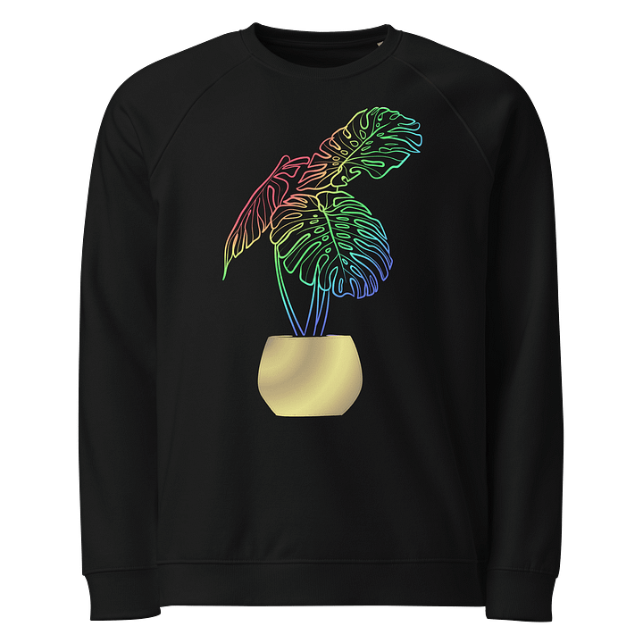 Rainbow Monstera long shirt product image (1)