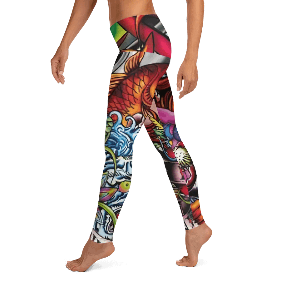 Inked Elegance All-Over Leggings product image (10)