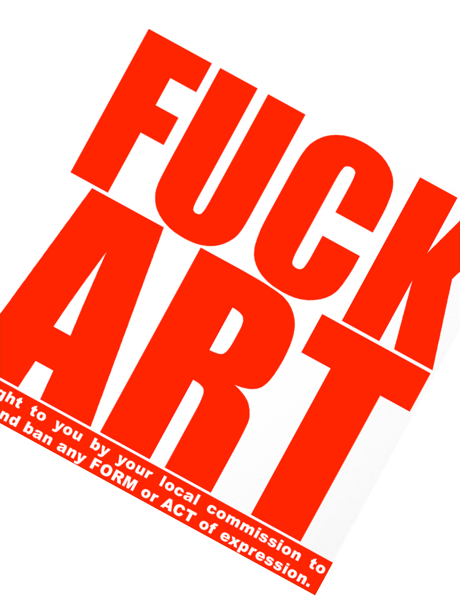 fck art sticker product image (2)