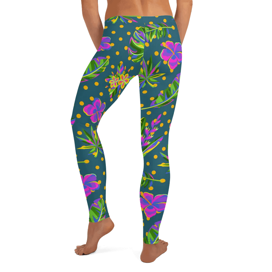 Green All-Over Print Leggings product image (9)