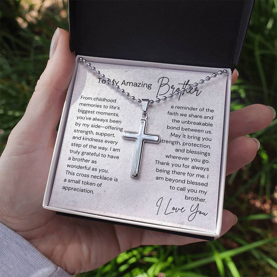 Brother Cross Necklace - Always By My Side product image (3)