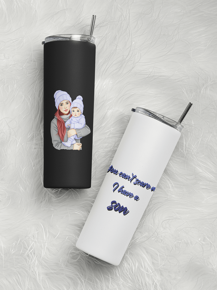 Stay Refreshed, Mama - Tumbler for Boy Moms - Green eyes, Red hair product image (1)