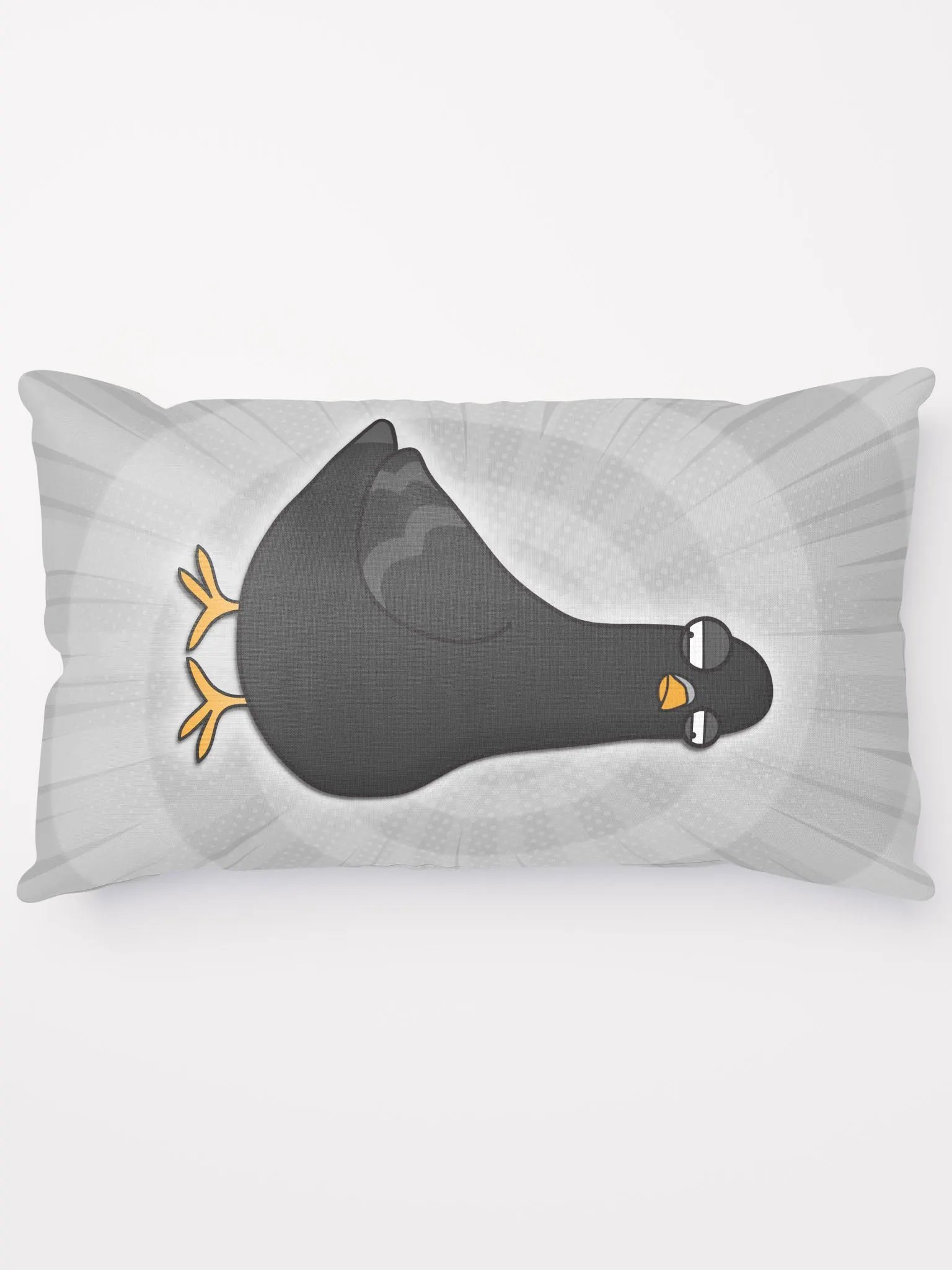 Pigeon Cushion (White/Black) product image (5)