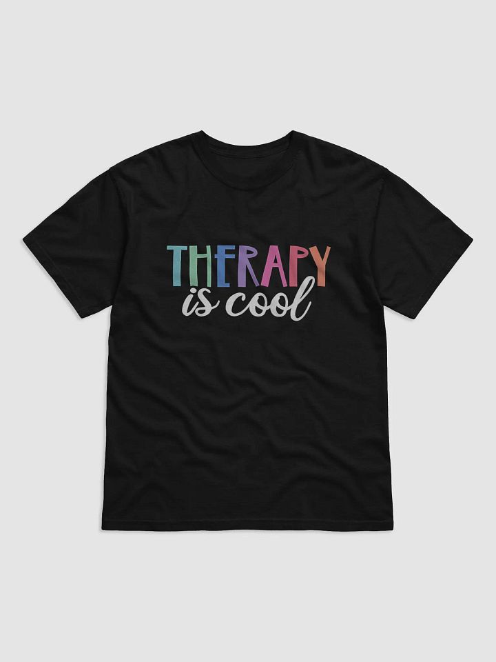 Therapy Is Cool - Premium T-Shirt for Mental Wellness product image (1)