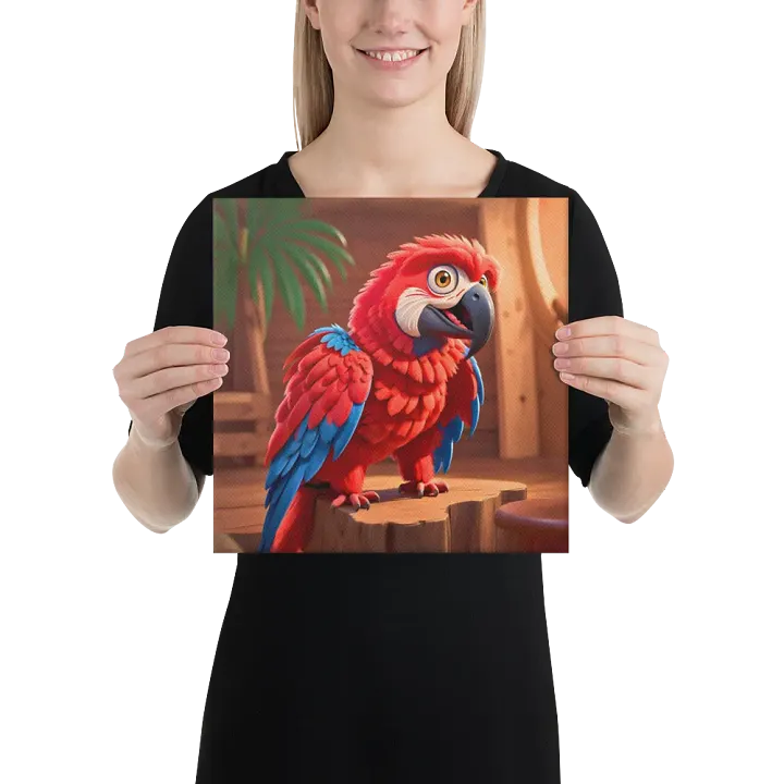 Endangered Species - Mexico - Scarlet Macaw Canvas Art product image (2)